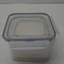 3Pack Fridge Food Storage Container Set with Lids with Strainer, Fruit Vegetable Storage Containers Keep Fruits, Vegetables, Berry, Meat Fresh longer, BPA-Free Plastic Produce Keepers