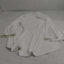White Long Sleeve Mini Dress for Womens Adult Teens Sexy Princess Robe Cosplay Halloween Costumes, XL, White