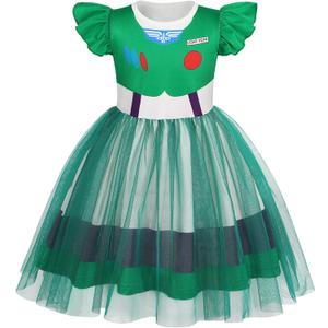 Eledobby Princess Dress Girls Halloween Costume Cosplay Dress Up Christmas Birthday Gift, 140 7-8Years
