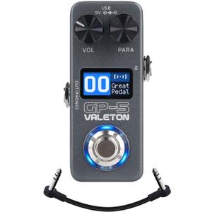 Valeton GP-5 Super Compact Multi-Effects Processor & NAM/IR Loader Pedal(Incl 1PCS Additional TRS Cable By VOLKTONE)