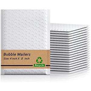 Bubble Mailers 4x8"es 9pcs | Padded Envelopes Mailers | Sealing Shipping Bags for Small Business, Shipping Envelopes with Self Sealing, Waterproof and TearProof