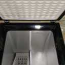 EUHOMY 3.5 Cu.Ft Chest Freezer with Removable Basket, Small Deep Freezer Adjustable 7 Thermostat, Quiet Mini Freezer Free-Standing Top Door, Energy Saving for Apartment/Garage/Basement/Dorm/Home,Black