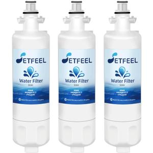 SETFEEL Adq360061 Water Filter Replacement for LG Refrigerator Lt700p Adq36006101 Lfds22520s,Fit Kenmore 9690 469690 Adq36006102 Lfxc24726s Lfxc29626s Rwf1200a Water Filter, 3-Pack