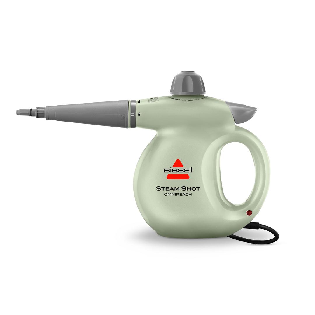 BISSELL® Steam Shot OmniReach handheld portable steam cleaner for tile, grout, windows, bathrooms, kitchens, fabric steaming tool