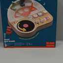 TOP BRIGHT DJ Music Busy Board - Wooden Toddler Toys for Boys and Girls，Montessori Sensory Toy with 14 Activities with Sound Blocks, Portable Travel Toy for 18M+