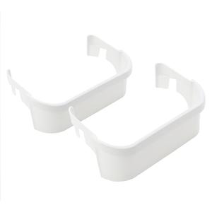 HECASA 240351601 1pcs Refrigerator Door Shelf Compatible with Frigidaire Freezer Replacement Only 1037664 AH899475 EA899475 PS899475 White ABS Plastic