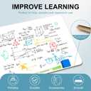 3 x 2 PC Small White Board Dry Erase Classroom Pack Boards 9" x12Personal Whiteboards for Students Teachers Lapboards