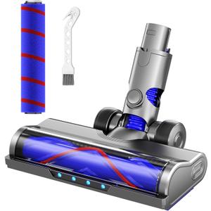Motor Head Compatible with Dyson V6 Series Cordless Vacuum Cleaners Attachments Replacement, Motorized Tool with Roller Brush for Hardwood Floor Carpets，Suitable for Carpets and Hard Floors