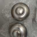 Ivilon Drapery Window Curtain Rod - Knob Design, 1 Inch Rod, 48 to 86 Inch. Satin Nickel