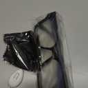 livho Oversized Blue Light Blocking Glasses for Woman and Men - Rectangle Fashion Glasses for Computer, Chic Preppy Frame (All Black)