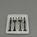 Department 56 Accessories for Villages Double Street Lamps Accessory Figurine (Set of 4)