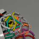 Landical 30 Pcs Jesus Loves You Bracelets Bulk Friendship Bracelets Colorful Christian Jesus Bracelet for Kids Men Women Religious Wristbands Easter Hunt Gift Church(Rainbow)