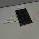 6W Solar Panel for Outdoor Security Camera with Micro USB & USB - C Port, Solar Panel Charger for Battery Camera, Fits Wyze/Reolink DC 5V Output, IP65/360° Adjustable, 9.8ft Cable, Fast Charging