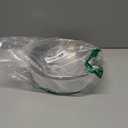 Dog Bowl, Stainless Steel Dog Food and Water Bowl with Non Slip Quiet Bottom, Easy to Clean, Dishwasher Safe, 40oz, White