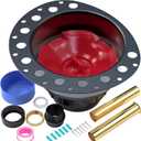 ITD35 Freestanding Tub Drain Rough-in Kit, Bathtub Drain Kit with with ABS Plastic Adapter and Brass Tail Pipes, Compatible with Freestanding Bathtub, Floor Mounted Bathtub and Copper Bathtub