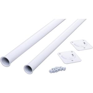 Closet Pro CD-0024-18/30WT Heavy Duty Adjustable Rod, 18 by 30-Inch, White