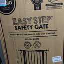 Regalo Safety 29-38.5" Baby Gate for Doorways & Bottom of Stairs, Pressure Mounted Baby Gate with Door for Babies, Toddlers & Pets, Tested & Safe for 30 Years, American Designed, American Owned, White