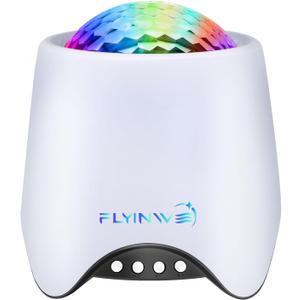 Hoom Decor Star Projector, Galaxy Projector for Bedroom, Night Lights for Kids, Ceiling Projector for Teen Girls, Night Light Projector for Bedroom, Music Speaker, White Noise Sound Machine