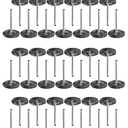 JIUNENG 50Pcs 25mm Stainless Steel Wire Wheel Brush Sets T-Type with 1/8 Inch Shank Polishing Wheels Rotary Tool for Cleaning,Deburring and Surface-Finishing