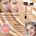 Makeup Set for Women, Makeup Full Kit for Beginners & Professionals, Travel Makeup Set for Teens & Adults, Makeup Gift Set for Girls, Eyeshadow Palette, Lip Gloss, Face & Eye Make up (40 Earth Colors Eyeshadow + 2Lip Gloss + Blush + Mascara + Pink Cosmetic Bag)