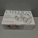 Hands Free Breast Pump Wearable MY-375 - Strong Suction, Low Noise, Wearable Breastfeeding Pump with 4 Mode &12 Levels, Portable Electric Breast Pump 24mm - 19/21/Insert/Flange, 2 Pack (White)