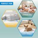 Medpride Disposable Underpads 17'' x 24'' (100-Count) Incontinence Pads, Bed Covers, Puppy Training | Thick, Super Absorbent Protection for Kids, Adults, Elderly | Liquid, Urine, Accidents