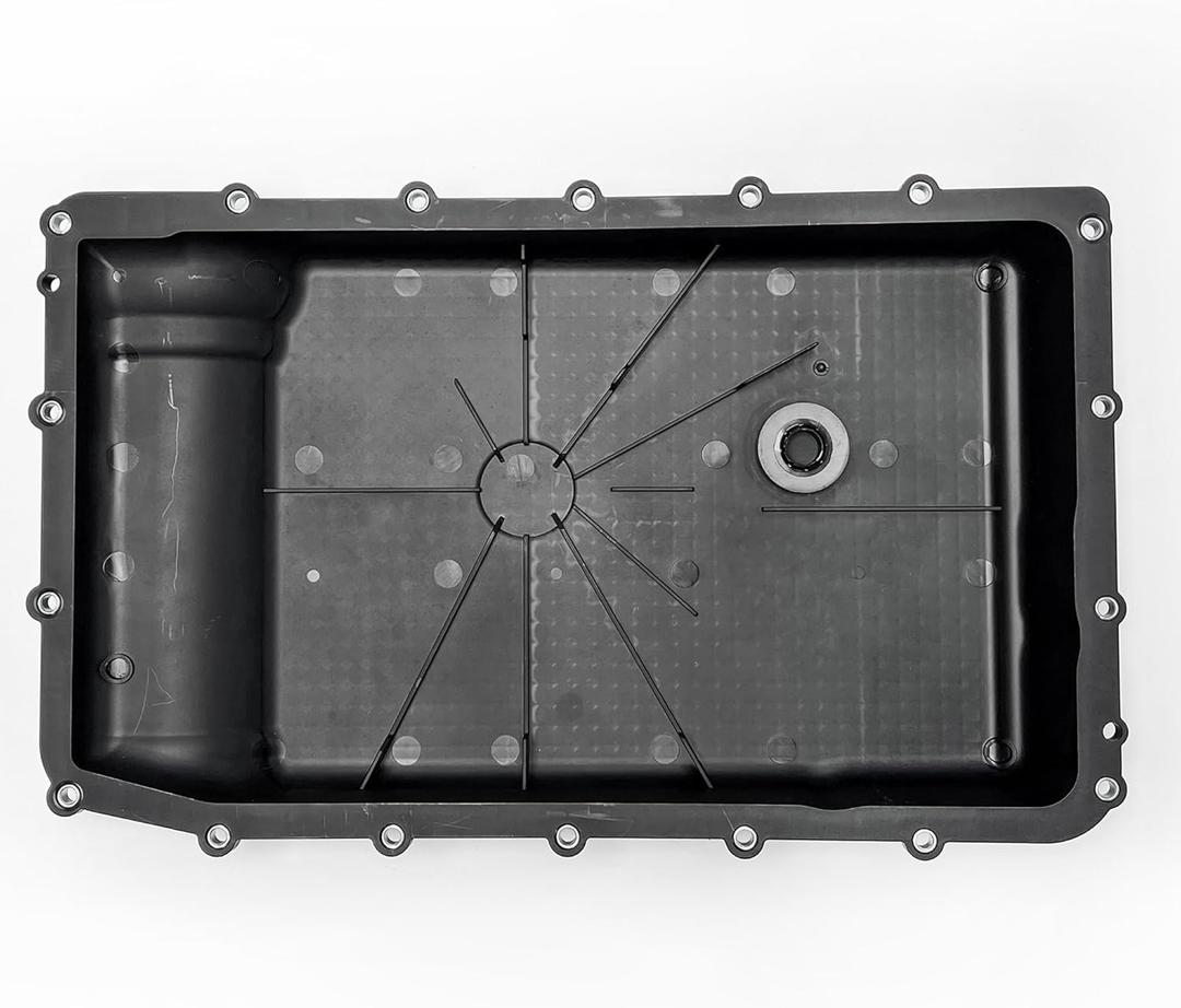 Transmission Oil Pan With Drain Plug For Ford Ranger Lincoln Navigator Replace# HL3Z-7A194-A, HL3Z-7A194-B, HL3Z-7A194-C