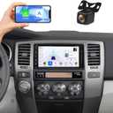 Car Stereo for Toyota 4Runner 2003-2009, 4+64G QLED Touchscreen Car Radio with CarPlay Android Auto, AHD 1080P Backup Camera, Bluetooth 5.4, GPS, FM Radio, DSP