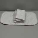 Sunny zzzZZ 6 Pack Baby Waterproof Changing Pad Liners - Quilted Thicker Ultra Soft Changing Table Cover Liners - Durable & Easy to Clean - White - 23" x 11"
