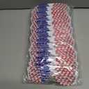 4th of July American Flag Shutter Glasses, USA Patriotic Sunglasses Eyewear Independence Day Party Prop Decorations (White)