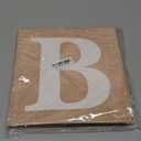 4pcs Baby Boxes with Letters with Burlap Grain,with Printed Letters for Baby Shower,Gender Reveal Party