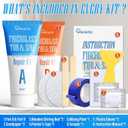 Tub Repair Kit White, Tub Chip and Bathtub Repair Kit for Enamel, Fiberglass, Acrylic, Porcelain, Patch and Repairs Chips, Crack, Scratches, Rust, Holes on Tubs, Toilet, Sink, Shower, Tray in Bathroom