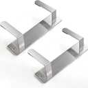 Stainless Steel Wall Mounted Pot Lid Holder Organizer Cutting Board Storage Rack Punch-free Multifunctional Kitchen Shelf 2 PCS