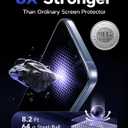 LISEN 2 Pack [Top 9H+ Hardness] Glass for iPhone 17 / iPhone 16 Pro Screen Protector, Military Grade Shatterproof 8K HD Auto Dust-Elimination Bubble Free Tempered Glass with Ultra Fit Tray