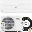 9000BTU Mini Split Air Conditioner& Heater, 19 SEER2 115V Wall-Mounted Ductless AC Unit Cools Rooms up to 450 Sq. Ft, Energy Efficient Inverter AC with Heat Pump (Blast Series)