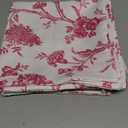 Outdoor Waterproof Throw Pillows Covers Pink Floral 18x18 Inch Vintage Floral Plant Chinoiserie Flowers Decor Pillowcase Set of 2 Cushion Cases for Patio Furniture Couch Bench