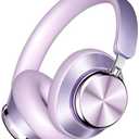 Wentronic Y03 Bluetooth Headphones Wireless Active Noise Cancelling Over Ear Headphones 48 Hours Playtime High Sound Quality 6 EQ Music Mode Headphones with Soft Ear Cushion - Purple