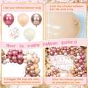 178 pcs Pumpkin Baby Shower Decorations Pink Balloons Set Fall Pumpkin Party for Girls A Sweet Little Pumpkin is On the Way Autumn Baby Shower Garland Arch Kit