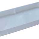 Replacement Toilet Tank Lid - Universal Fit - White Plastic - Inside Dimensions: 19-1/4" x 6-9/16" - Made in USA