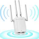 1200Mbps WiFi Range Extender Repeater Wireless Amplifier Router Signal Booster