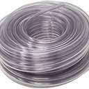 Sealproof Unreinforced PVC Clear Vinyl Tubing, Food Grade, 1/2-Inch ID x 5/8-Inch OD, 100 FT, Made in USA