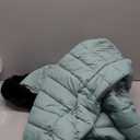 GOLDLADIES Women's Waterproof Long Down Jacket,Warm Winter Hooded Puffer Coat Thickened for Hiking Outdoor (Large, Light Green)