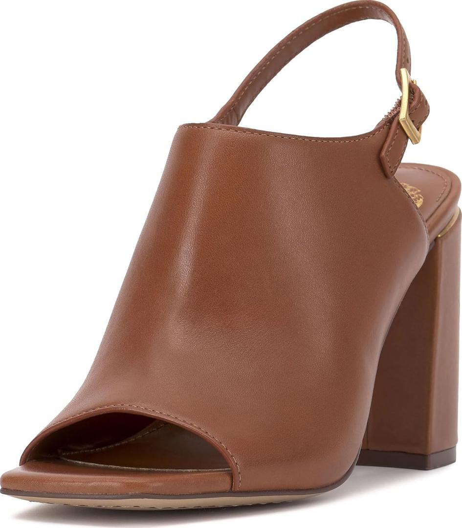Vince Camuto Women's Haliza Heeled Sandal (8, Caramello)