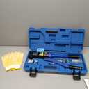 LICHAMP 19 Packs Hydraulic Cable Lug Tool with durable case, 4 AWG to 600 MCM Battery Cable Crimping Tool WIRE Terminal Crimper Set, 1603BL