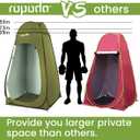 ROPODA Pop Up Tent 83inches x 48inches x 48inches, Upgrade Privacy Tent, Porta-Potty Tent Includes 1 Removable Bottom, 8 Stakes, 1 Removable Rain Cover, 1 Carrying Bag