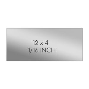 1 Pcs 304 Stainless Steel Sheet, 4" x 12" x 1/16" Stainless Steel Plates, 16 Gauge Metal Plates for Crafting, DIYIndustrial and Home Decoration Industries (100x305x1.5mm)