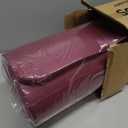 Retrospec Solana Yoga Mat 1" Thick w/Nylon Strap for Men & Women - Non Slip Exercise Mat for Home Yoga, Pilates, Stretching, Floor & Fitness Workouts - Boysenberry