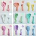 Macaroon Rainbow BalloonMixed Size 12/5 inch Pastel Colorful Latex Balloons For Birthday Wedding Baby Shower Easter Party Decorations