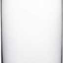 WGV Cylinder Glass Vase, Width 6", Height 12", [Different Heights] Clear Container Terrarium for Wedding Centerpiece, Party Event, Home Decor, 1 Piece