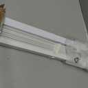 No Tools No Drill 1" Cordless Mini Blinds, Horizontal Light Filtering Blind, Vinyl Blinds for Indoor Windows 36.5" W x 64" H, White.